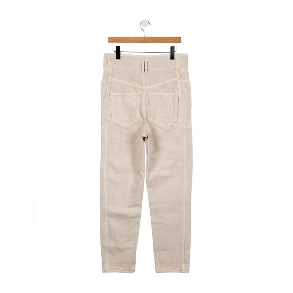 Isabel Marant Etoile Jeans Tess Slim Fit Boyfriend in Cream - Picture 5 of 5